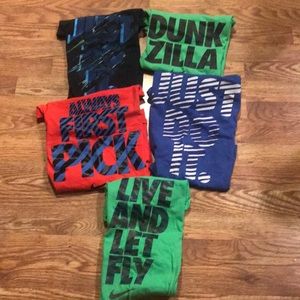5 NIKE T-SHIRTS!!!!!